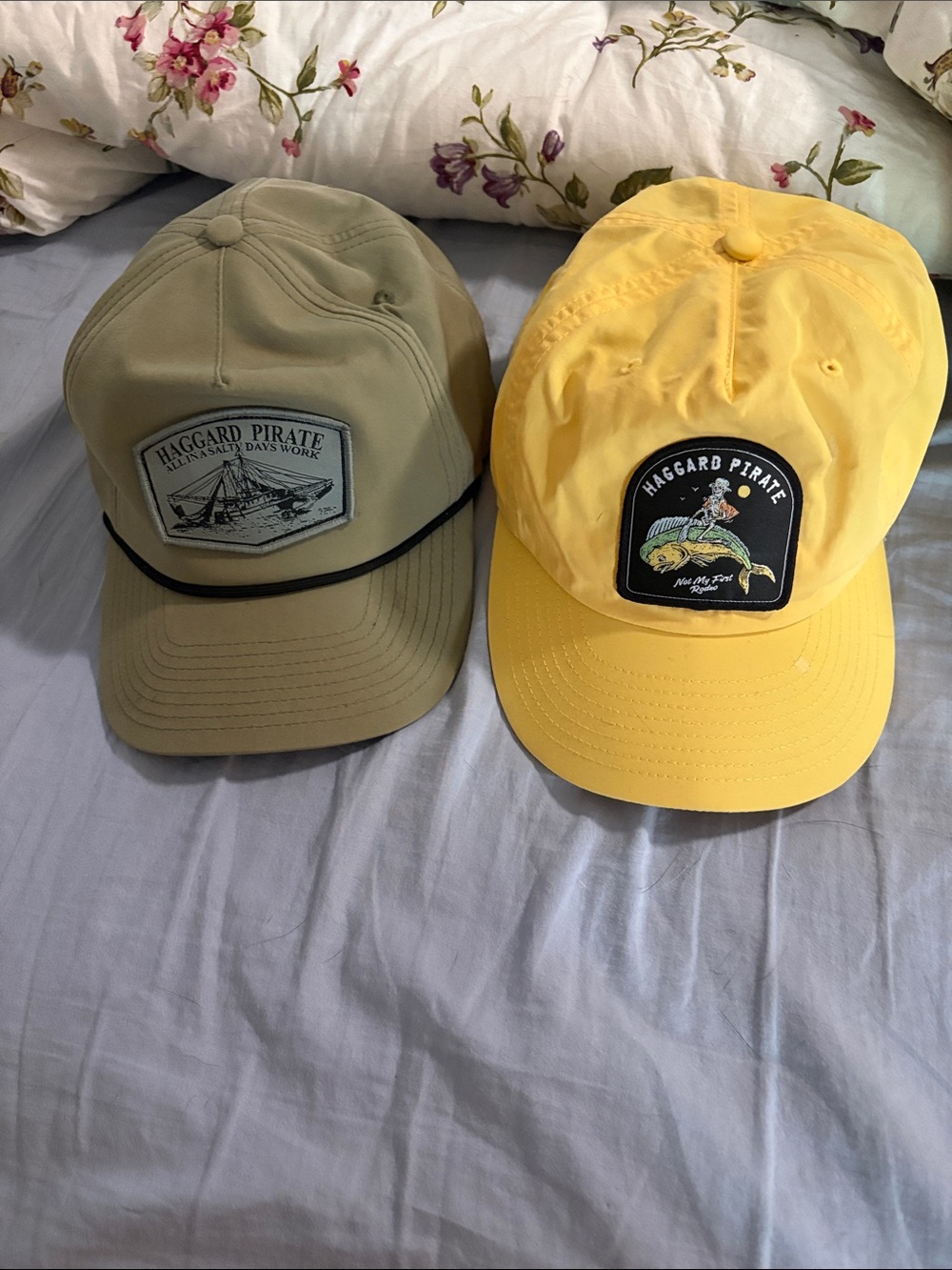 Men’s Hat - Yellow & Olive